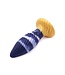 Kiotos Monstar Kiotos Monstar Ribbed Silicone Dildo 17,5 cm Met Zuignap Tie-Dye