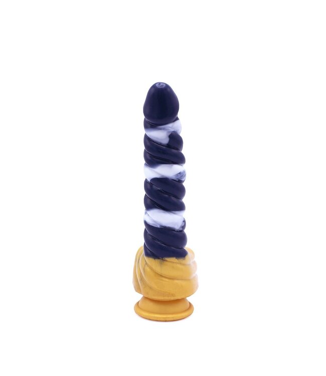 Kiotos Monstar Kiotos Monstar Fantasy Beast Dildo 23.5cm - Tie Dye Silicone Stimulation