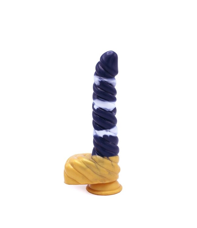 Kiotos Monstar Kiotos Monstar Fantasy Beast Dildo 23.5cm - Tie Dye Silicone Stimulation