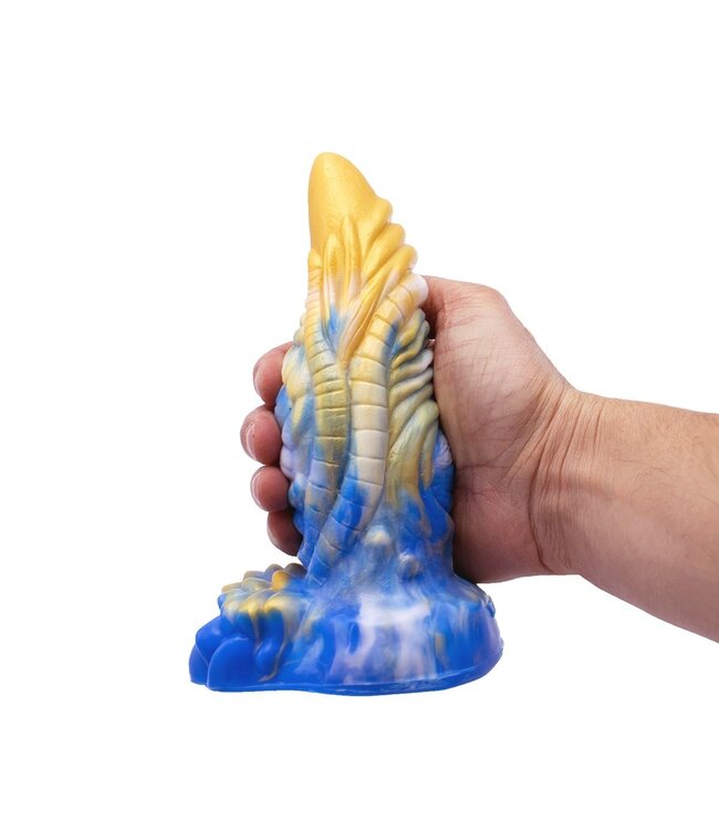 Kiotos Monstar Kiotos Monstar BEAST Dildo – 20 cm Tie-Dye Tentakel aus Silikon mit Saugnapf