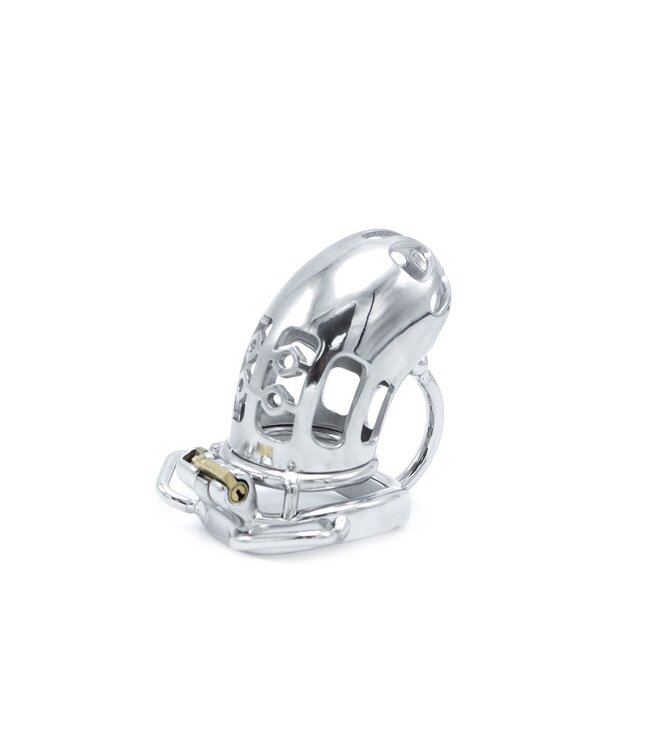 Kiotos Steel Durable Steel Chastity Cage with Belt & Ball Separator - Secure Design
