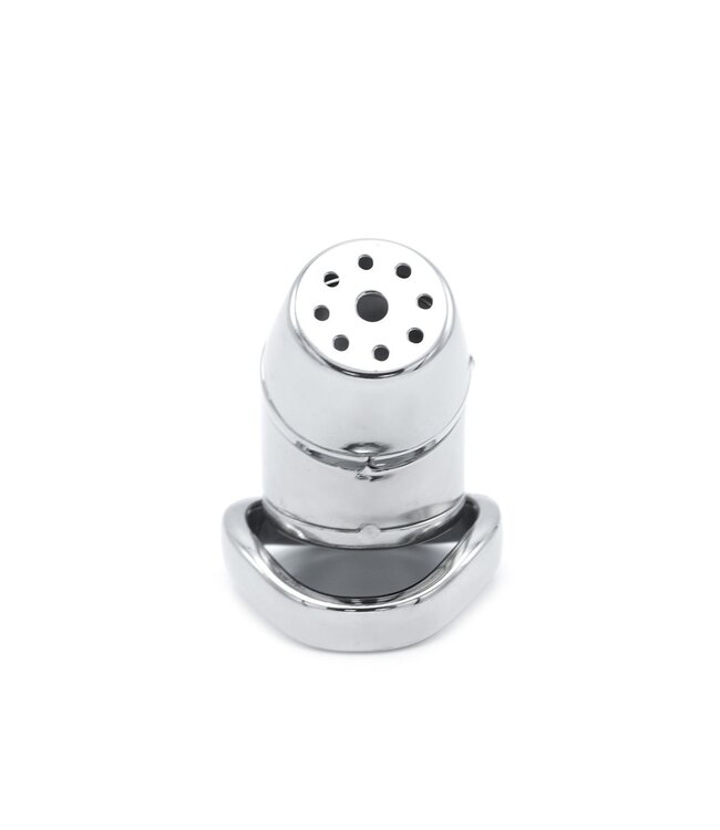 Kiotos Steel Future Tube Stainless Steel Chastity Device - 65mm Cage, 35mm Diameter