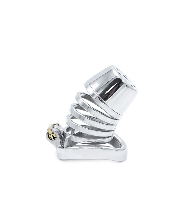 Kiotos Steel Roestvrijstalen Kuisheidskooi Kiotos Steel 35mm Voor Mannen