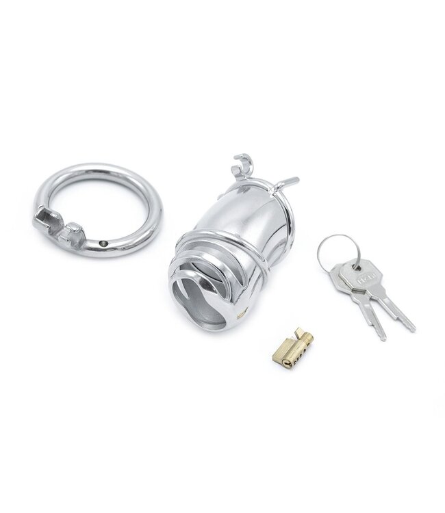 Kiotos Steel Modern Stainless Steel Tube Chastity Device - Secure & Easy to Clean