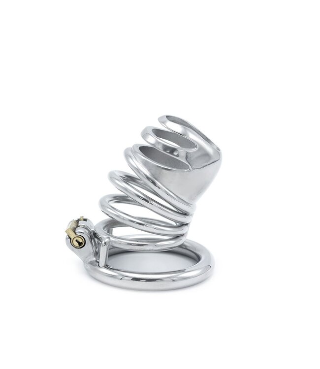 Kiotos Steel Modern Hygienic Stainless Steel Chastity Device - 65mm Closure