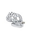 Kiotos Steel Curved Stainless Steel BDSM Chastity Cage with Adjustable Spikes
