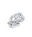 Kiotos Steel Curved Stainless Steel BDSM Chastity Cage with Adjustable Spikes