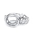 Kiotos Steel Roestvrijstalen Curve BDSM Kuisheidskooi Met Verstelbare Spikes 33mm