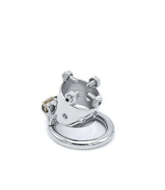 Kiotos Steel RVS BDSM Kuisheidskooi Met Verstelbare Spikes Voor Gevorderden 34mm