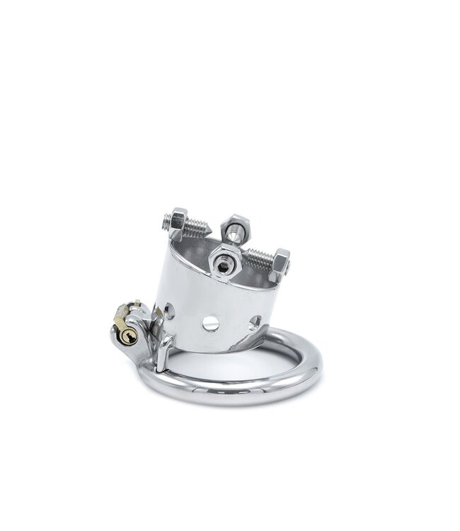 Kiotos Steel Advanced Stainless Steel BDSM Chastity Device with Adjustable Spikes