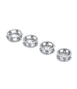 Kiotos Steel Stalen Eikel Cockring Met Verstelbare Spikes Voor Intensief Plezier