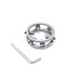 Kiotos Steel Stalen Eikel Cockring Met Verstelbare Spikes Voor Intensief Plezier