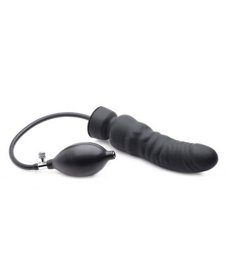 Revolver Strapless Strap-On Opblaasbare Siliconen Dildo 19,5 cm