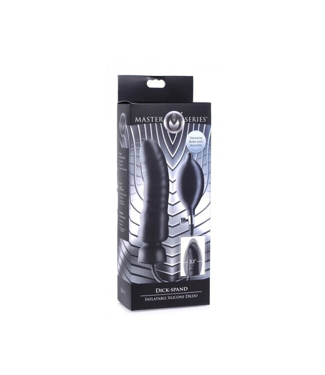 Revolver Strapless Strap-On Opblaasbare Siliconen Dildo 19,5 cm