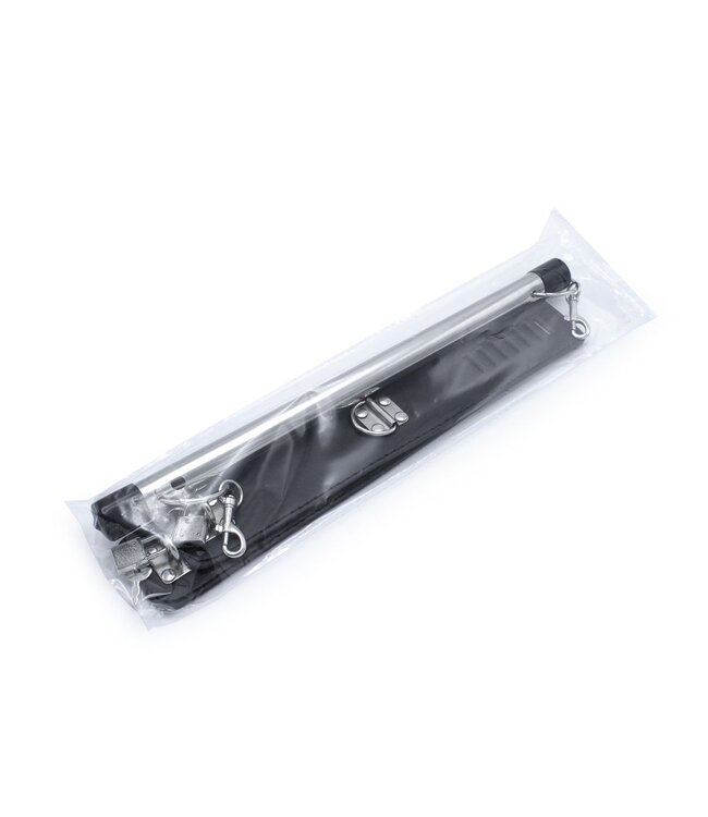 BDSM Spreidstang Met Verstelbare Zwarte PU Lederen Boeien 35 cm