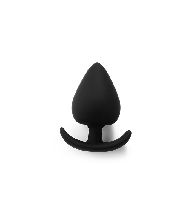 Silicone Anchor Anaalplug Set Voor Beginners 4 Stuks Zwart Flexibel