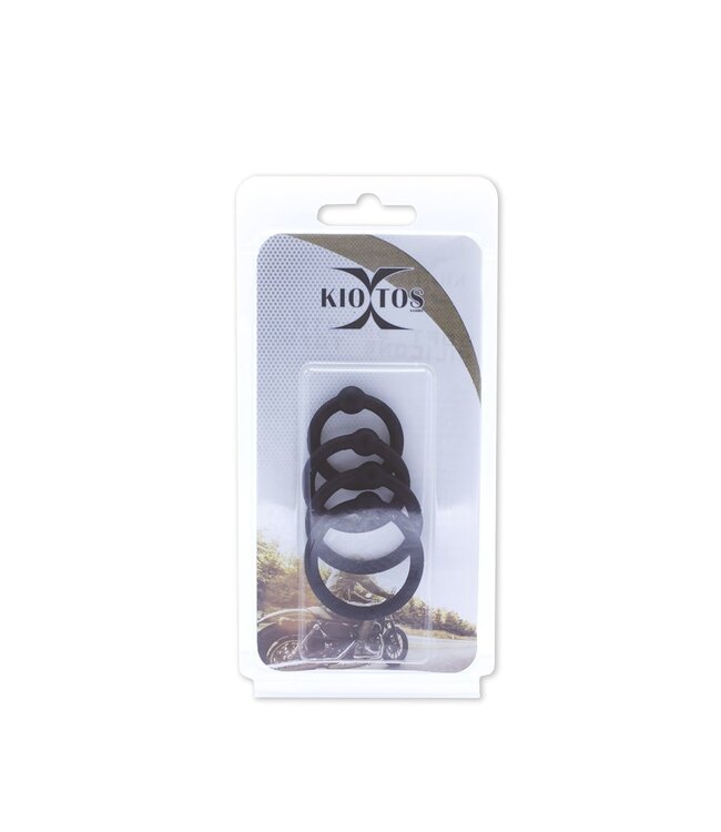 KIOTOS X Kiotos X Silicone Penis Glans Ring Set - 4 Body-Safe Rings for Pleasure