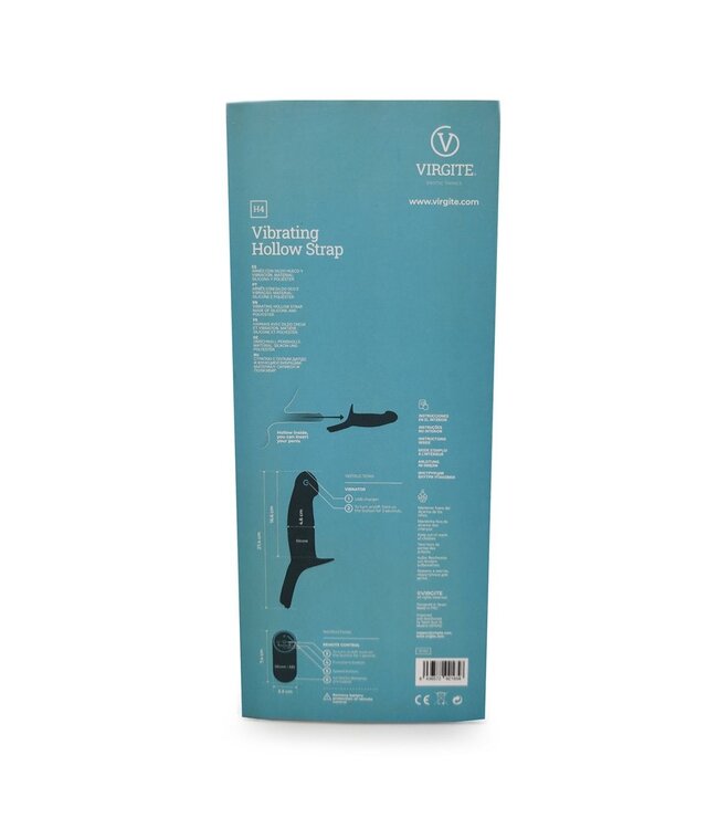 Virgite Zelle Hohler Vibrationsgurt mit Fernbedienung - Verstellbar & USB-Ladung