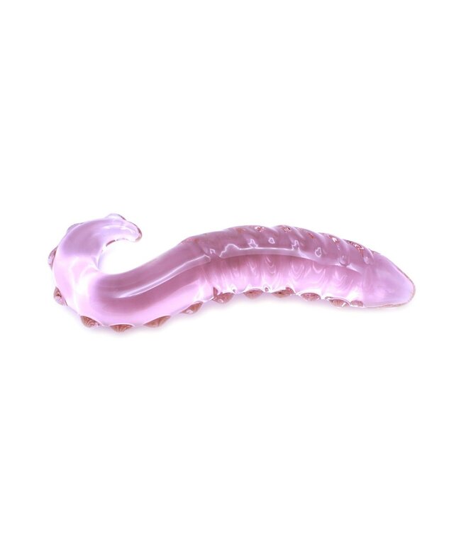 Kiotos Glass Kiotos Pink Glass Tentacle Dildo 16 cm - Hot & Cold Stimulation