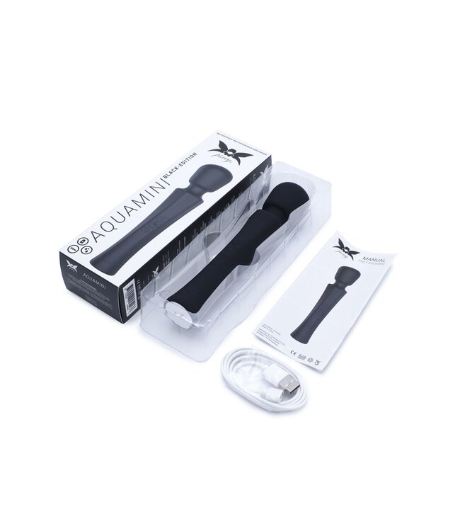 Pixey Pixey Aquawand Compacte Waterdichte Siliconen Wand Vibrator Met 20 Pulsstanden