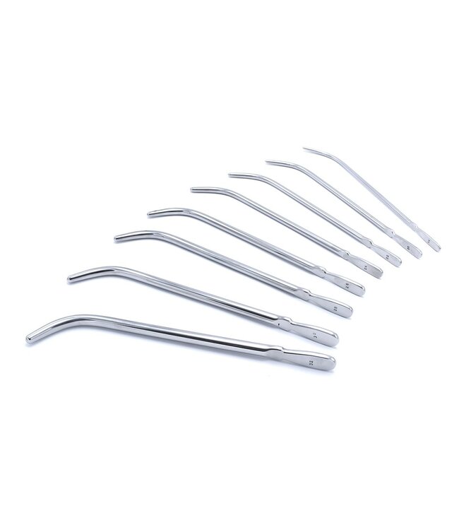 Kiotos Large Van Buren Dilator Set - Stainless Steel Urethra Sounds