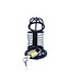 Black Squares Chastity Cage - Comfortable & Secure Control System