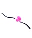 Adjustable Silicone Rose Gag with Vegan PVC Straps - Comfortable Fit
