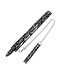 Reptielen Print PVC Leder Collar Zilver Zwart Met Verstelbare Leiband 78 cm
