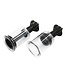 Kiotos Twist Suction Cups - Black, 30mm, Adjustable Pair for Strong Grip