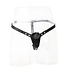 Double Penis Harness with Silicone Dildos - Vegan Leather Support