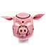 Comfortable Pink Neoprene Pig BDSM Hood - Breathable & Removable Nose