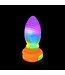 Kiotos Monstar Kiotos Monstar Glow In Dark Silicone Dildo 16,5 cm Roze & Blauwgroen
