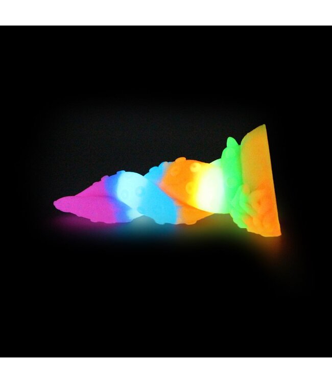 Kiotos Monstar Kiotos Monstar Glow-in-the-Dark 18.5 cm Silicone Dildo