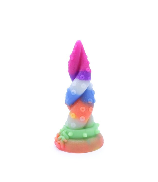 Kiotos Monstar Kiotos Monstar Glow In The Dark Dildo 18,5 cm Medisch Siliconen
