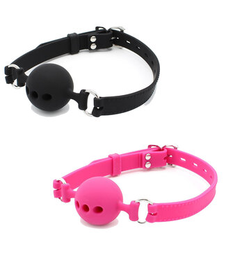 KIOTOS X Adjustable Silicone Ball Gag with Breathing Holes for Comfort and Safety