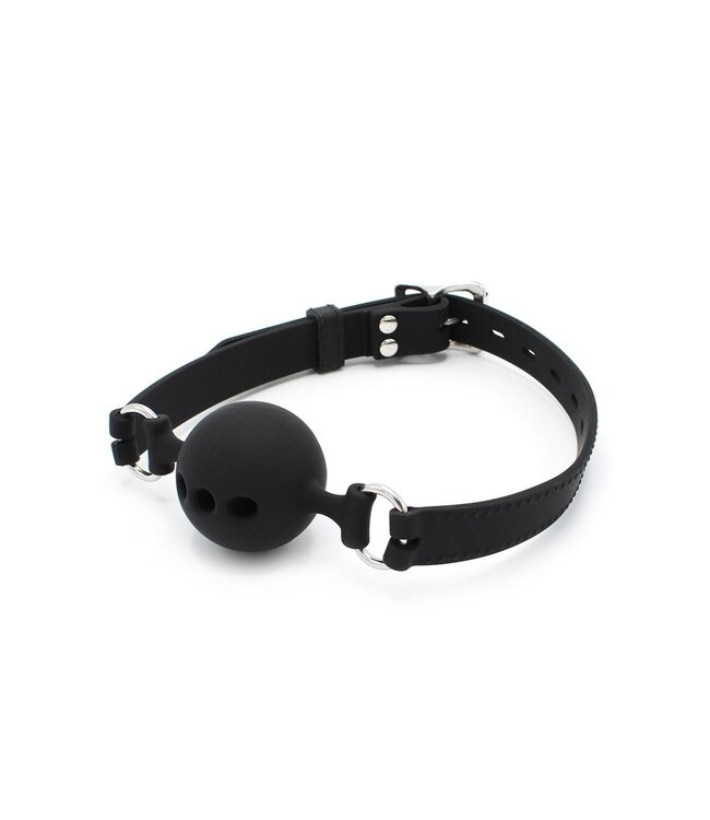 KIOTOS X Siliconen Ball Gag Met Verstelbare Band En 3 Ademgaten 45mm