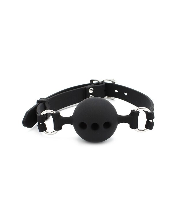 KIOTOS X Siliconen Ball Gag Met Verstelbare Band En 3 Ademgaten 45mm