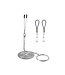Chisa Chisa RVS Fetish Tepelklem Set Met Verstelbare Klemmen En Ketting 136 Cm