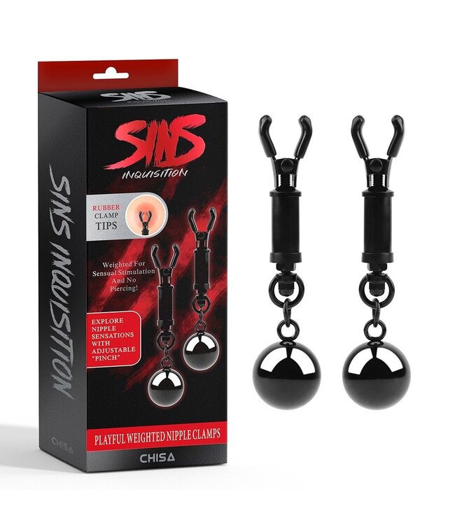 Chisa Kinky Edelstahl Nippelklemmen mit Gewichten – Komfort & Spielspaß
