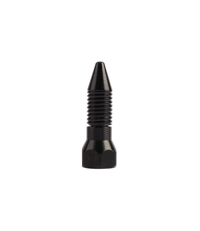 Chisa Schraubförmige magnetische Nippelklemmen aus Edelstahl – Schwarz, 4,2 cm