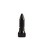 Chisa Schraubförmige magnetische Nippelklemmen aus Edelstahl – Schwarz, 4,2 cm