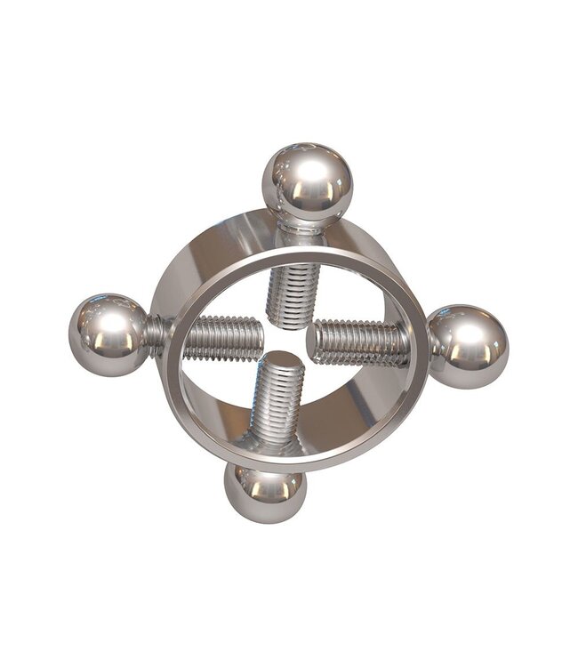 Chisa Chisa 4-Point Adjustable Stainless Steel Nipple Clamps 4.8 cm