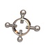 Chisa Chisa 4-Point Adjustable Stainless Steel Nipple Clamps 4.8 cm