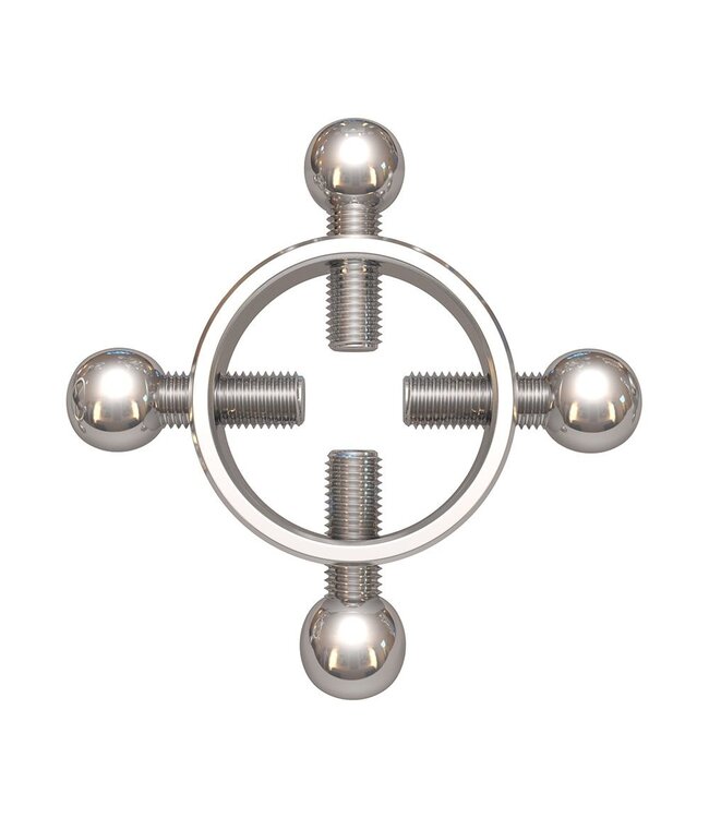 Chisa Chisa 4-Point Adjustable Stainless Steel Nipple Clamps 4.8 cm