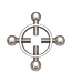 Chisa Chisa 4-Point Adjustable Stainless Steel Nipple Clamps 4.8 cm