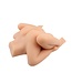 3D Threesome Play Doll Masturbator Met Dubbele Realistische Tunnels