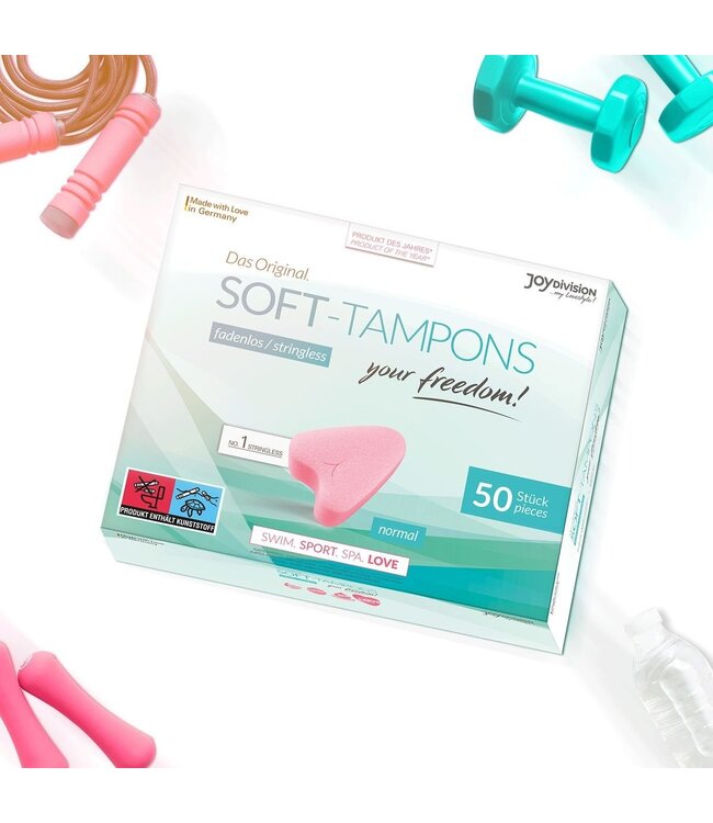 Joydivision ComfortFlex Soft-Tampons Normal 50-Pack – Stringloze Ultieme Bescherming