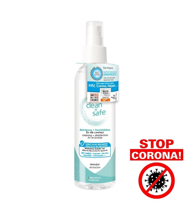 Joydivision Clean N Safe 100ml - Effective Disinfectant for Hygiene & Pleasure