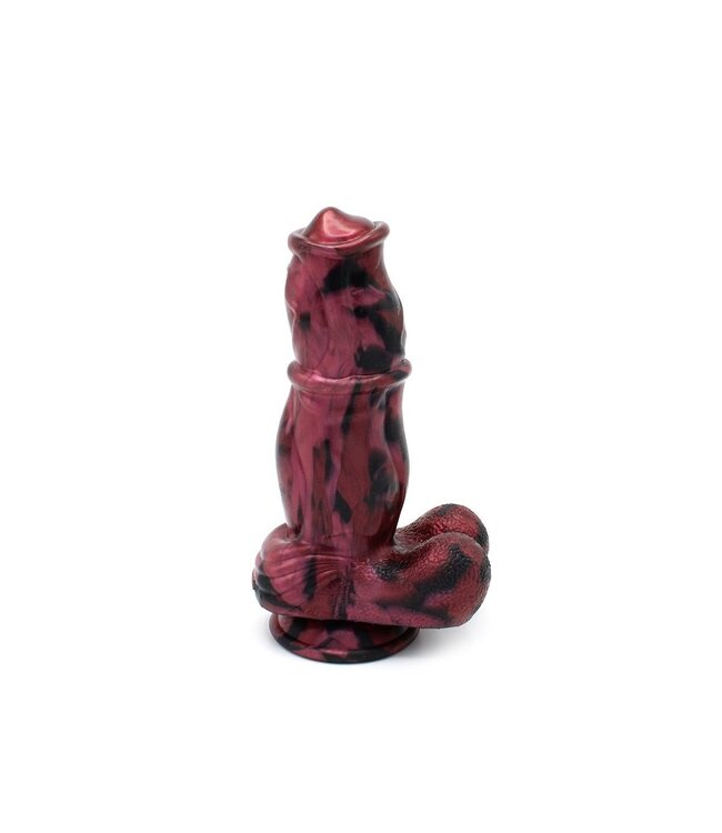 Kiotos Monstar Kiotos Monstar BEAST Dildo 21,5 cm – Cherry Red & Schwarz Erlebnis