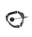 Stainless Steel Adjustable Screw Ball Gag | Comfortabele Leerband 41mm